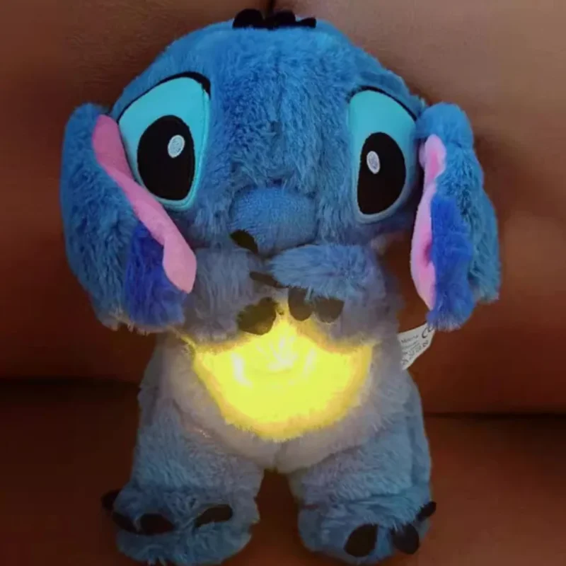 Disney Stitch Plush Doll Lilo & Stitch  Calmante Com bolsa de ar e Luz