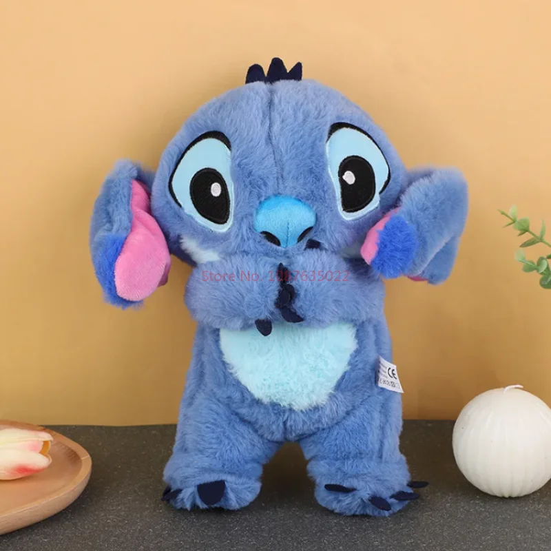 Disney Stitch Plush Doll Lilo & Stitch  Calmante Com bolsa de ar e Luz